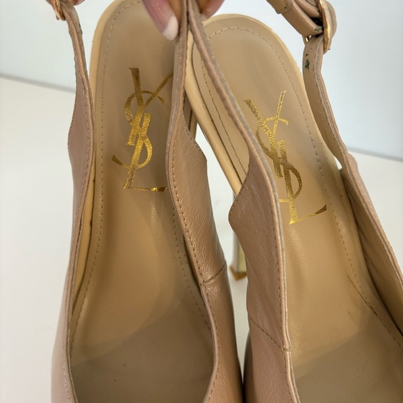 FINAL PRICE 💕YSL Tribtoo 105 Slingbac Heels ◻️ 38 - Picture 5 of 15